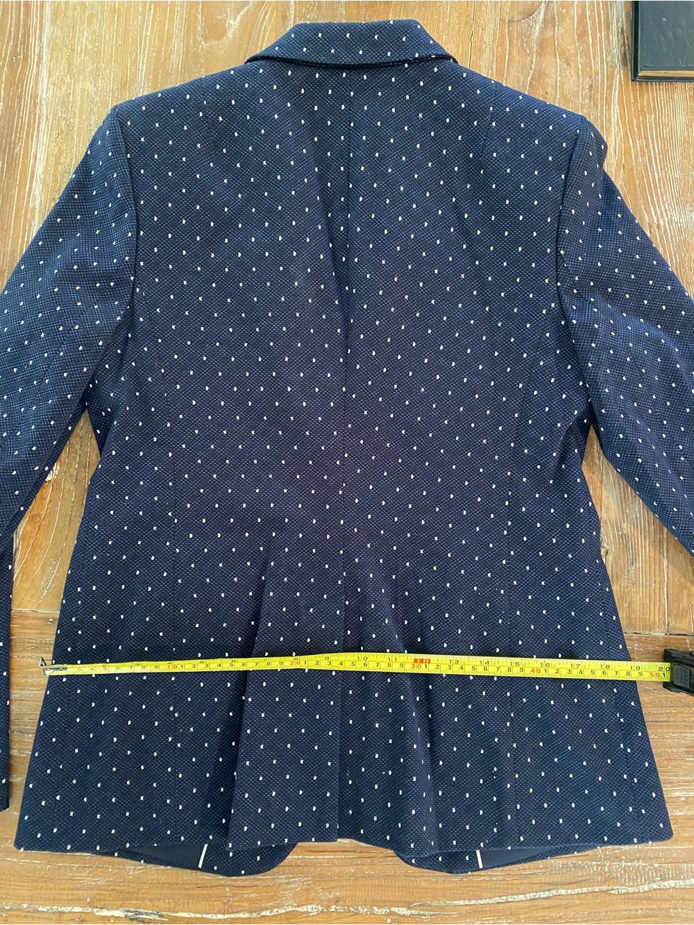 Banana Republic Blazer Navy with White Polka Dots. Women’s size 4. - Picture 13 of 15